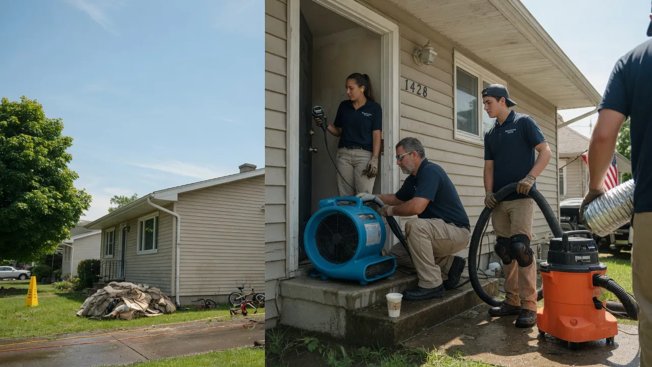 Water Damage Restoration in Farmersville, OH near me